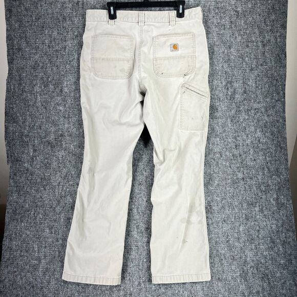 Carhartt Pants Mens 36x32 Relaxed Fit Carpenter Workwear Streetwear Distressed - Picture 2 of 7